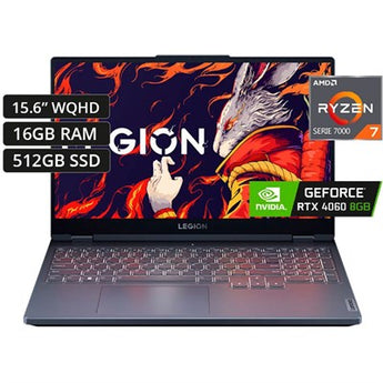 LENOVO LEGION 5 15ARP8 - AMD RYZEN 7 7735HS 16GB 512GB WQHD 15.6" RTX 4060 8GB WIN 11 - 1 YEAR INT. WARRANTY