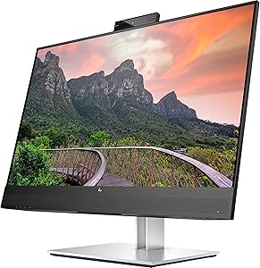 HP E27M G4 (2K) (CONFERENCE MONITOR) - 27" IPS 2K (2560 x 1440), 60Hz, 5ms, 5MP Built-in WEBCAM, 1 x RJ45 (10/100/1000), 1 x Display Port, 1 x HDMI, 1 x Type-C - OPEN BOX